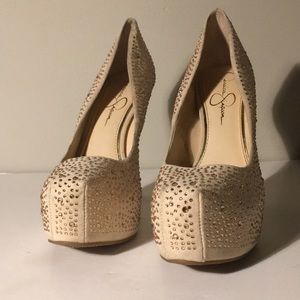 Gemstone Cream Jessica Simpson Heels